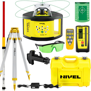 NIWELATOR LASEROWY NIVEL NL520G DIGITAL + STATYW SJJ1 i ŁATA