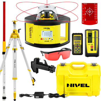 NIWELATOR LASEROWY NIVEL NL540 DIGITAL + STATYW SJJ32 i ŁATA