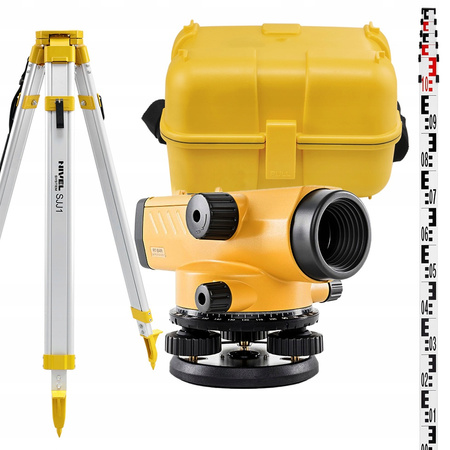 NIWELATOR OPTYCZNY 24X TOPCON AT-B4A + STATYW i ŁATA