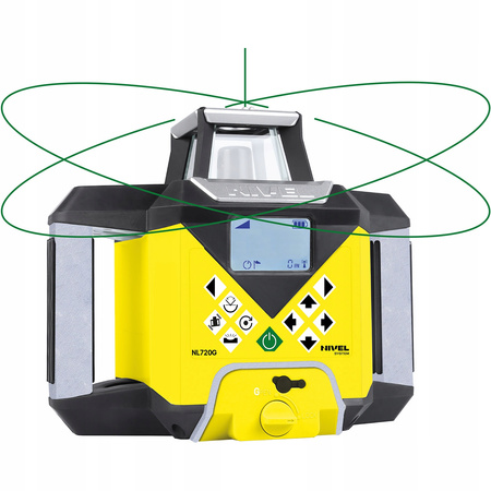 NIWELATOR LASEROWY NIVEL SYSTEM NL720G + STATYW SJJ1 i ŁATA