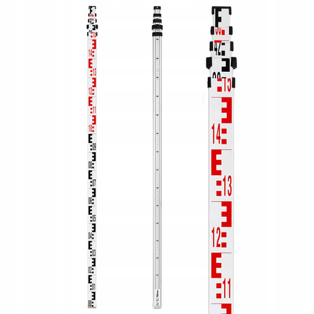 ŁATA NIWELACYJNA TELESKOPOWA 7m NIVEL SYSTEM TS-70